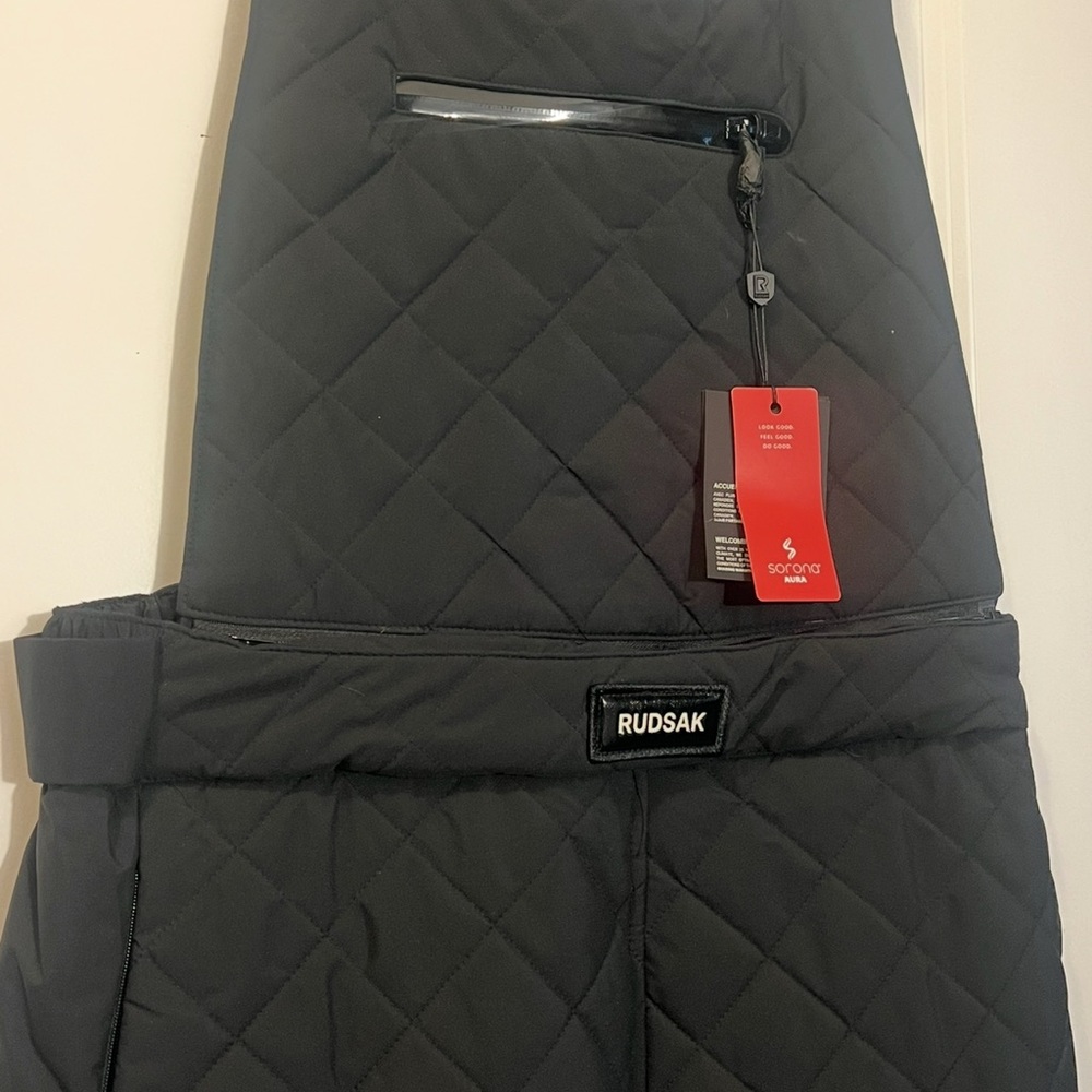 RUDSAK Black Quilted Ski Pants